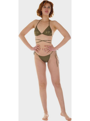 Gsecret Bikini Set Τριγωνάκι Χακί C9341-27429
