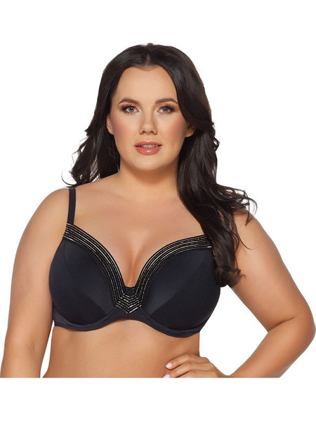 Ava Bikini Top με Ενίσχυση Μαύρο SK209MAXI