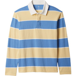 Gap Παιδικό Polo Μακρυμάνικο Μπεζ Γαλάζιο 881548002