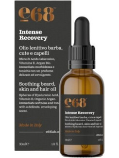 E68 Men Intense Recovery Soothing Λάδι για Γένια 30ml