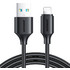 Joyroom S-UL012A9 USB-A to Lightning Cable 0.25m Black 6956116733384