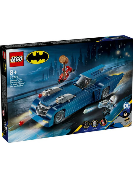 Lego DC Super Heroes Batman with the Batmobile vs. Harley Quinn & Mr. Freeze για 8+ Ετών 76274