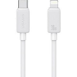 Usams US-SJ692 USB-C to Lightning Cable 30W 1m White SJ692USB02