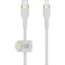 Belkin Flex Braided USB-C to Lightning Cable 15W 3m White CAA011BT3MWH