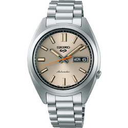 Seiko Sports Ανδρικό Ρολόι Αυτόματο με Ασημί Μεταλλικό Μπρασελέ SRPK91K1