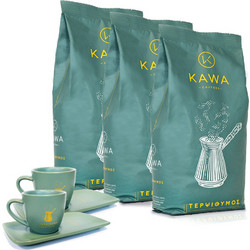 Kawa Coffees Τερψίθυμος combo Ελληνικός Καφές Arabica Αλεσμένος 3x500gr