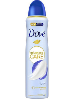 Dove Talco Γυναικείο Αποσμητικό Spray 72h 150ml