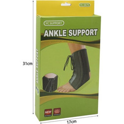 YC Support Αθλητική Επιστραγαλίδα με Ιμάντες Μαύρη 25423-12