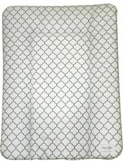 Lorelli Rombs Μαλακή Αλλαξιέρα Μωρού Πλαστική 70x50cm Λευκή Μαύρη