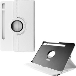 Volte-Tel Leather Book Rotating Stand White (Galaxy Tab S9 FE)