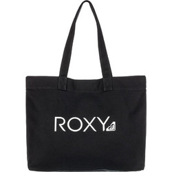 Roxy Go For It Υφασμάτινη Τσάντα Θαλάσσης Ώμου Μαύρη 40x37cm ERJBT03369-KVJ0