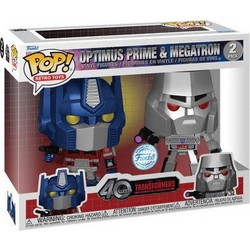 Funko Pop! Retro Toys Optimus Prime & Megatron 2-Pack 40 Years Transformers Special Edition