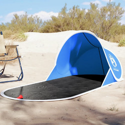 vidaXL Τέντα Παραλίας Pop Up Μπλε 190x80x60cm 4004155