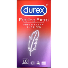 Durex Feeling Extra Προφυλακτικά με Λιπαντικό 10τμχ