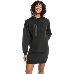 Roxy Mini Καθημερινό Μπλουζοφόρεμα Μαύρο ERJKD03445-KVJ0