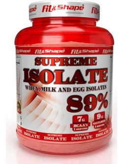 Fit & Shape Supreme Isolate Vanilla Ice Cream Πρωτεΐνη Ορού Γάλακτος Γράμμωσης 1.82kg