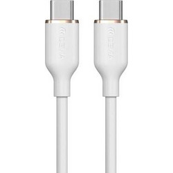 Devia EC632 USB-C to USB-C 60W 1.2m White 6938595386664
