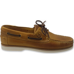 Commanchero Ανδρικά Μοκασίνια Boat Shoes Δερμάτινα Κίτρινα 2008-224