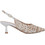 Exe SELENA-850 Γόβες Slingback Δερμάτινες με Λεπτό Χαμηλό Τακούνι Λευκές Nude S47008503X84