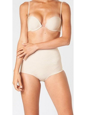 Wonderbra Σουτιέν για Βαθύ Ντεκολτέ Push Up με Μπανέλα Μπεζ 9244