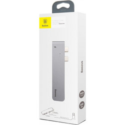 Baseus B0G Dual USB-C Docking Station με HDMI PD