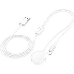 Borofone BQ22 2in1 Φορτιστής Smartwatch για Apple Watch Series 1-9 / SE / Ultra