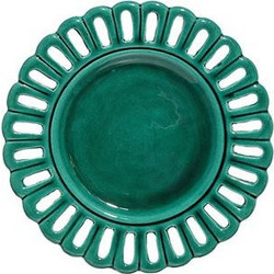 Terra Antica Πιάτο Γλυκού Κεραμικό Πράσινο 20cm L473018006
