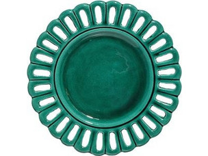 Terra Antica Πιάτο Γλυκού Κεραμικό Πράσινο 20cm L473018006