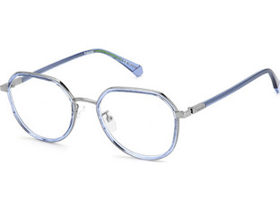 Polaroid Eyewear PLD455G 6LB Γυναικείος Σκελετός Γυαλιών Οράσεως Μεταλλικός Ασημί