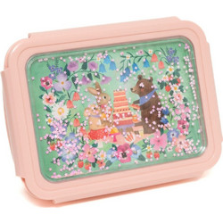 Petit Monkey Animals Picnic Πλαστικό Παιδικό Δοχείο Φαγητού Πολύχρωμο