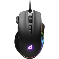 Sharkoon Shark Force 3 Ενσύρματο Gaming Ποντίκι RGB 12800 DPI Black