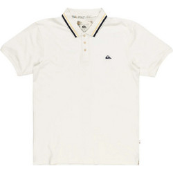 Quiksilver Ανδρική Μπλούζα Polo Κοντομάνικη Λευκή EQYKT04335-WBK0
