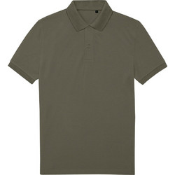 B&C Collection Ανδρική Μπλούζα Polo Κοντομάνικη Χακί PU428