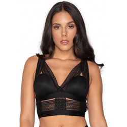 Luna Bralette χωρίς Μπανέλα Μαύρο 14200