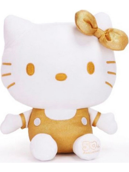 Hello Kitty 50th Anniversary με Χρυσή Φόρμα 25cm