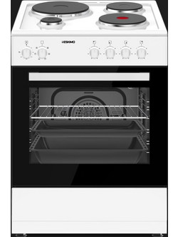 Eskimo ES EM5070W Κουζίνα Ηλεκτρική 60lt με Επαγωγικές Εστίες 59.8cm