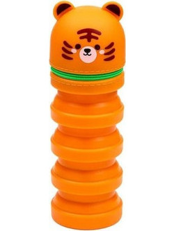 Puckator Adoramals Pop Up Tiger Κασετίνα Βαρελάκι Πορτοκαλί PCASE77