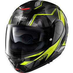 Nolan X-1005 Black Yellow 50 Κράνος Μηχανής Flip-Up