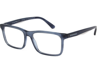 Emporio Armani AR3227 6054 Σκελετός Γυαλιών Οράσεως Κοκάλινος Μπλε