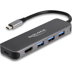 DeLOCK 64171 USB-C Docking Station με HDMI 4K PD