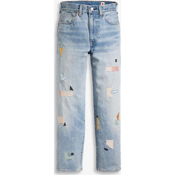 Levi's Ψηλόμεσο Γυναικείο Τζιν Παντελόνι Κανονική Εφαρμογή Γαλάζιο A5888-0002