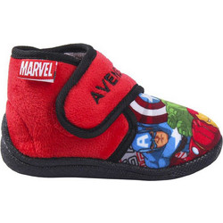 Cerda Avengers Χειμερινές Παιδικές Παντόφλες Μποτάκια για Αγόρια Κόκκινες 2300004893