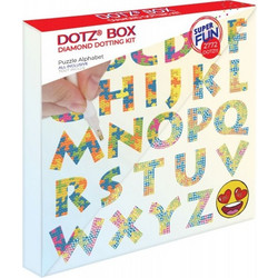 Diamond Dotz Alphabet Καμβάς Diamond Painting Kit 28x28cm DBX.030