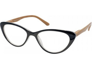 EyeLead E204 Γυαλιά Πρεσβυωπίας +2.50 Κοκάλινα Ξύλινα Μαύρα Καφέ