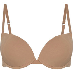 Minerva Everyday Σουτιέν για Βαθύ Ντεκολτέ Push Up με Μπανέλα Nude 96-9074B-487