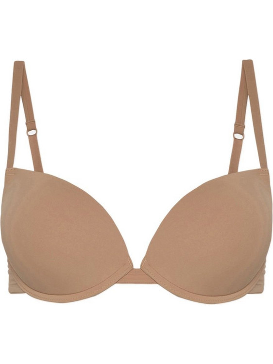 Minerva Everyday Σουτιέν για Βαθύ Ντεκολτέ Push Up με Μπανέλα Nude 96-9074B-487