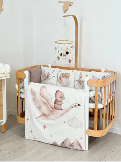 Ingvart Little Prince Σετ Κούνιας White 7τμχ