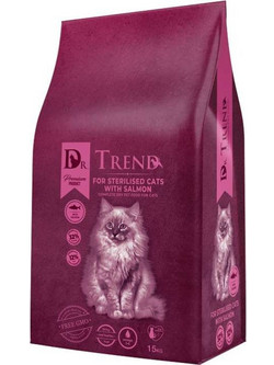 Dr. Trend Cat Sterilised Salmon 15kg