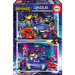 Παιδικό Puzzle Educa DC Batwheels 2x48 Κομμάτια