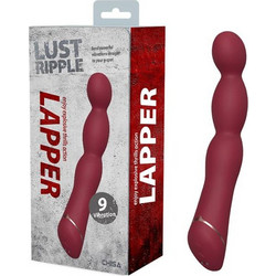 Chisa Novelties Lust Ripple Lapper Δονητής G-Spot Κόκκινος